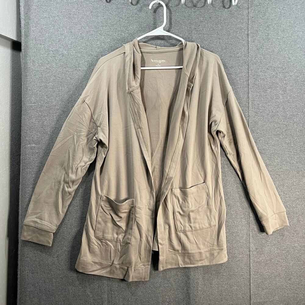 Koolaburra by UGG Marshmallow Jersey Hooded Cardigan Portobello Size Small
